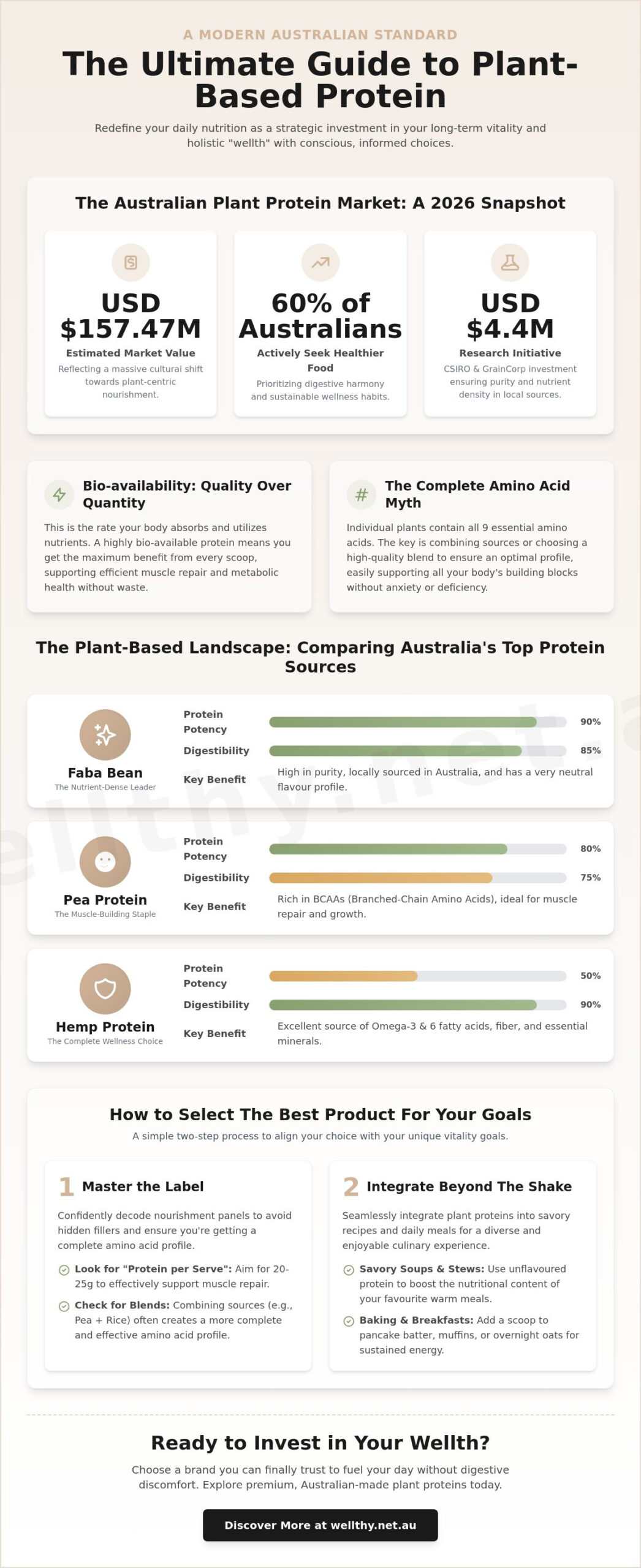 Best Plant-Based Protein Products in Australia: Investing in Your Long-Term Vitality (2026)